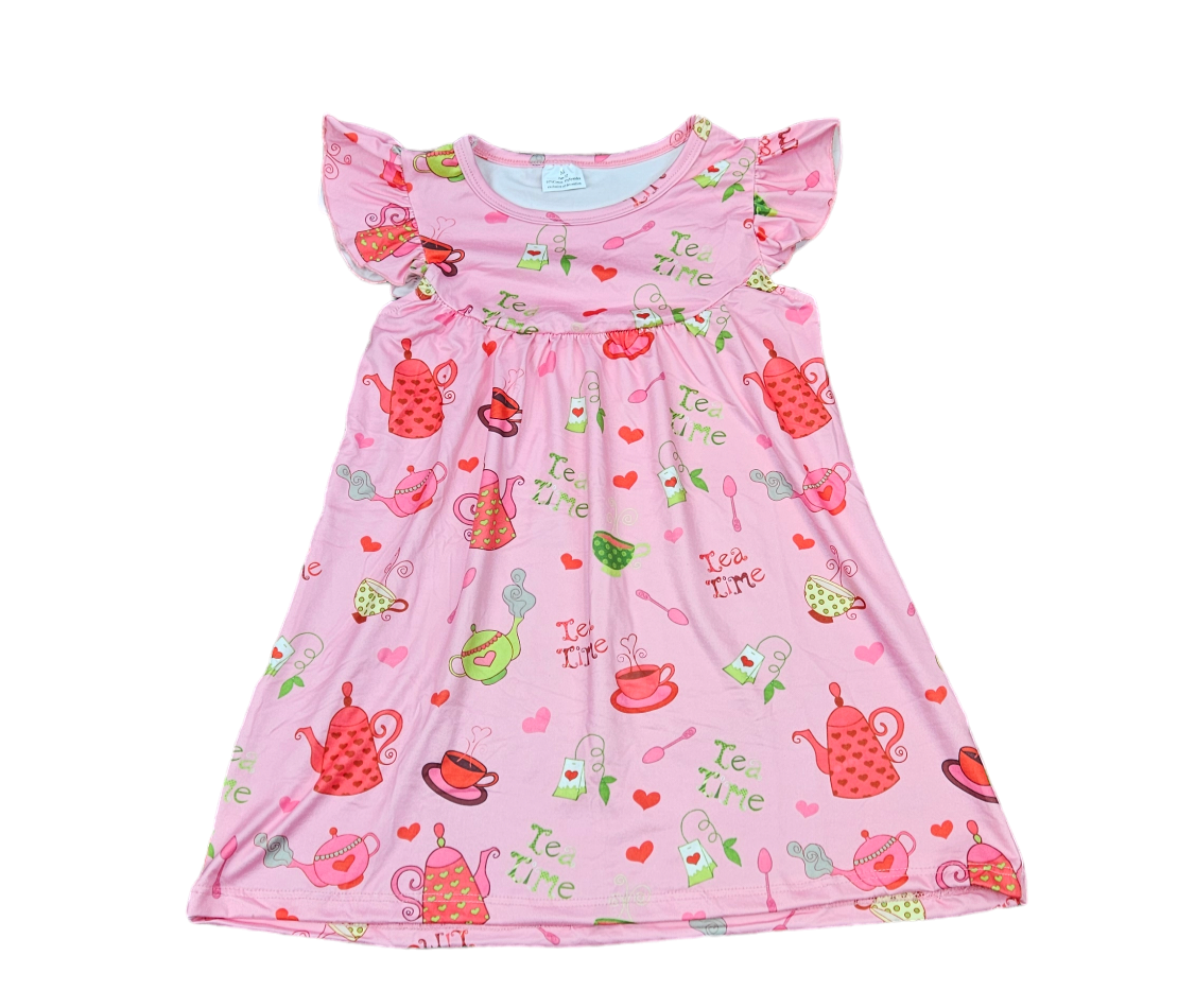 milk silk flutter dress Kitty Milk Silk Flutter Dress 5/6