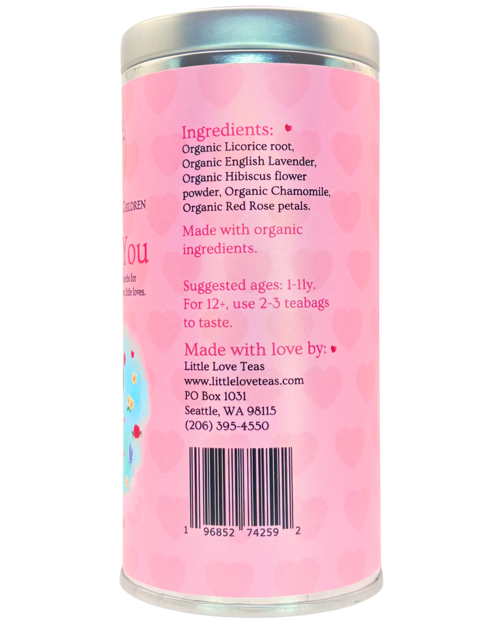 Doctor-designed calming tea for children - Little Love Teas I Love You Tea